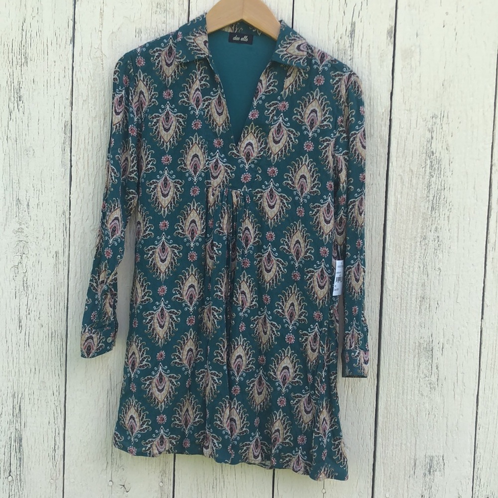 dee Elle bohemian mini dress from Nordstrom. New with tags.  Women’s size XS.